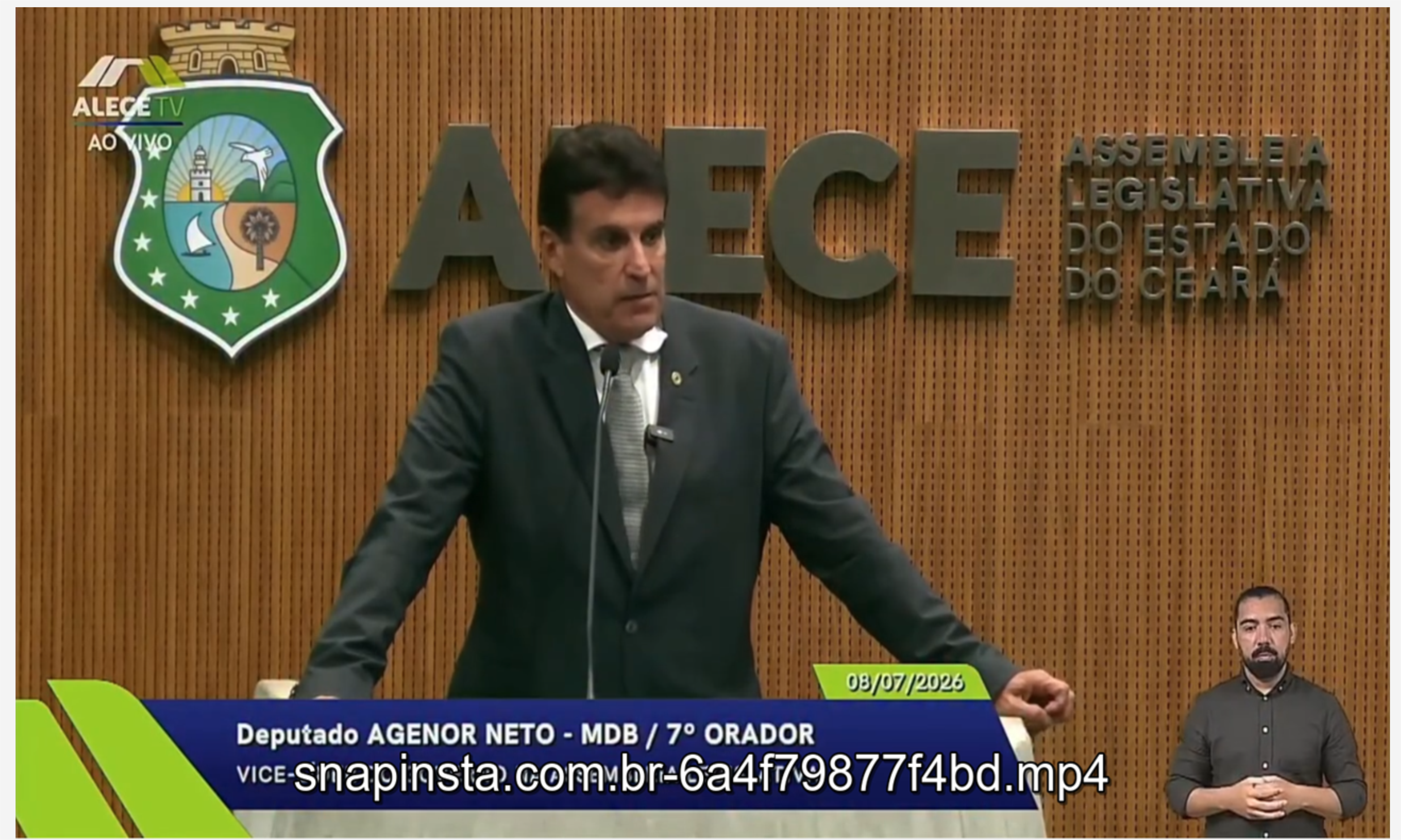 SAÍDA DE AGENOR NETO DA VICE-LIDERANÇA DO GOVERNO REPERCUTE E MOVIMENTA OS BASTIDORES DA POLÍTICA CEARENSE