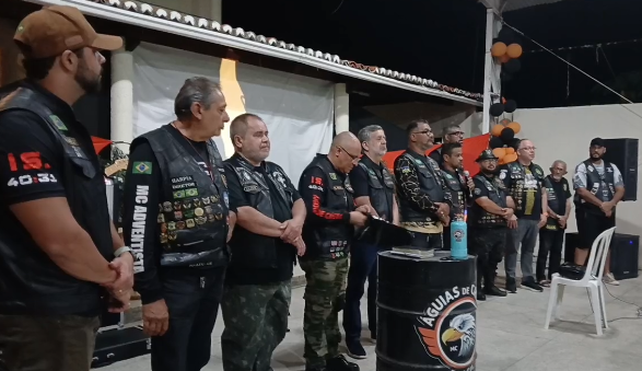 TERCEIRO ANIVERSÁRIO DO ÁGUIAS DE CRISTO MOTO CLUBE DE IGUATU REÚNE MOTOCICLISTAS EM MOMENTO DE FÉ E CONFRATERNIZAÇÃO
