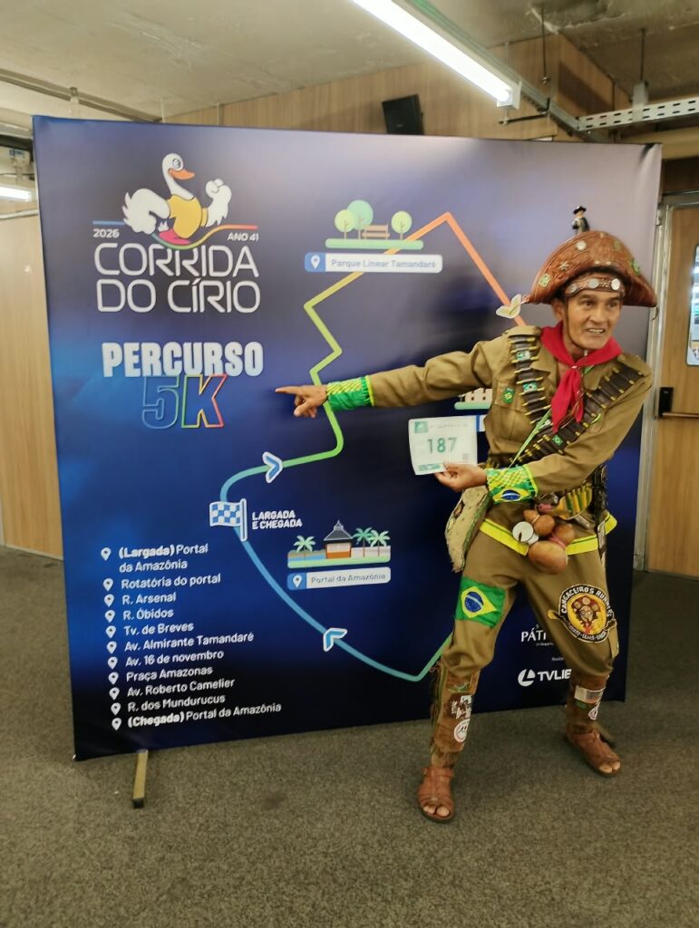 Cangaceiro maratonista participa neste final de semana da 41ª Corrida do Círio