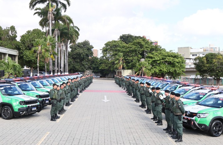 Polícia Militar do Ceará recebe 40 novas viaturas para reforçar policiamento em 19 municípios